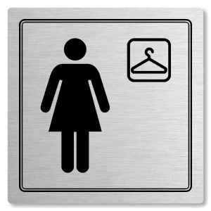 Piktogram Šatna ženy